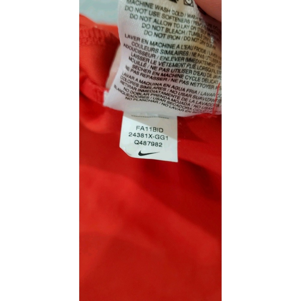 Nike Georgia Bulldogs Team Issue Short Sleeve DriFit Polo Shirt Football Red XL - Picture 10 of 11
